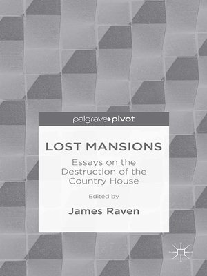 cover image of Lost Mansions